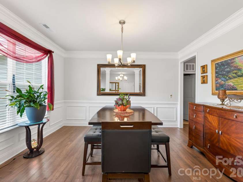 207 Vanderbilt Boulevard, Locust, NC 28097.  MLS# CAR4371476, YatesRealty ID 30677. Dining Room