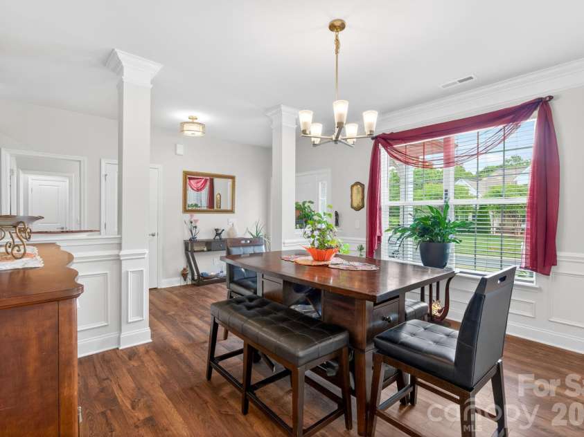 207 Vanderbilt Boulevard, Locust, NC 28097.  MLS# CAR4371476, YatesRealty ID 30677. Dining Room