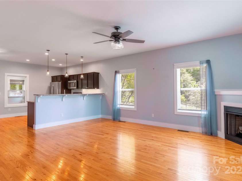 5 Koenig Way, Asheville, NC 28804.  MLS# CAR4280267, YatesRealty ID 3068. View from the front door.