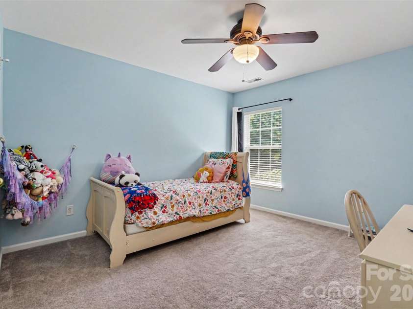 6019 Firethorne Lane, Concord, NC 28025.  MLS# CAR4391302, YatesRealty ID 30700. Secondary Bedroom