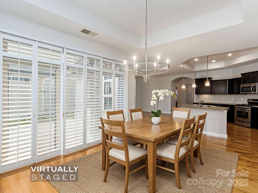 4423 Parkgate Drive, Matthews, NC 28105.  MLS# CAR4286068, YatesRealty ID 30702. Sliding shutters  