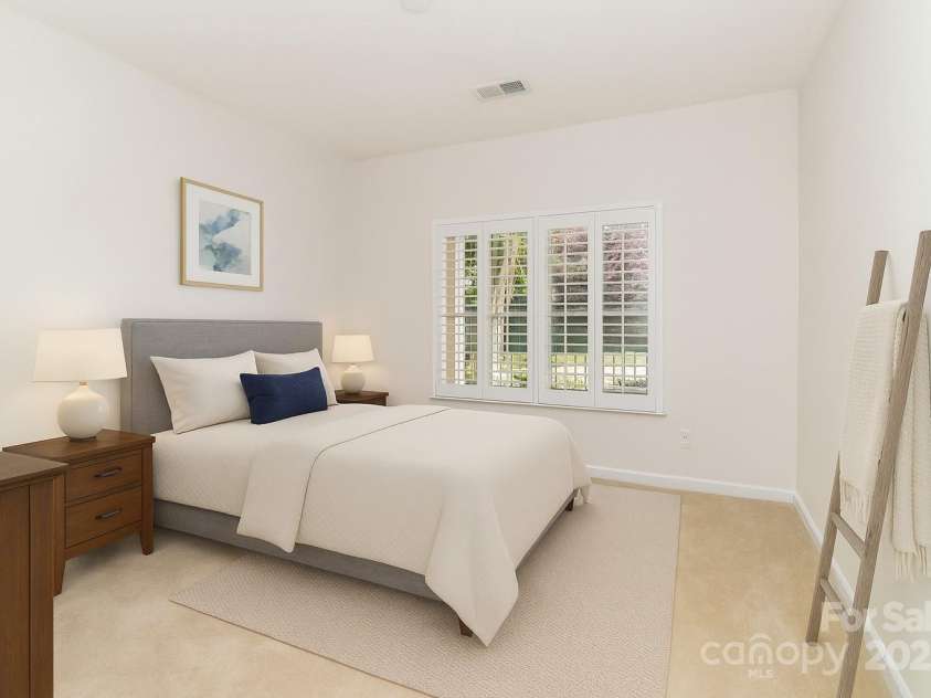 4423 Parkgate Drive, Matthews, NC 28105.  MLS# CAR4286068, YatesRealty ID 30702. Virtually Staged Bedroom 
