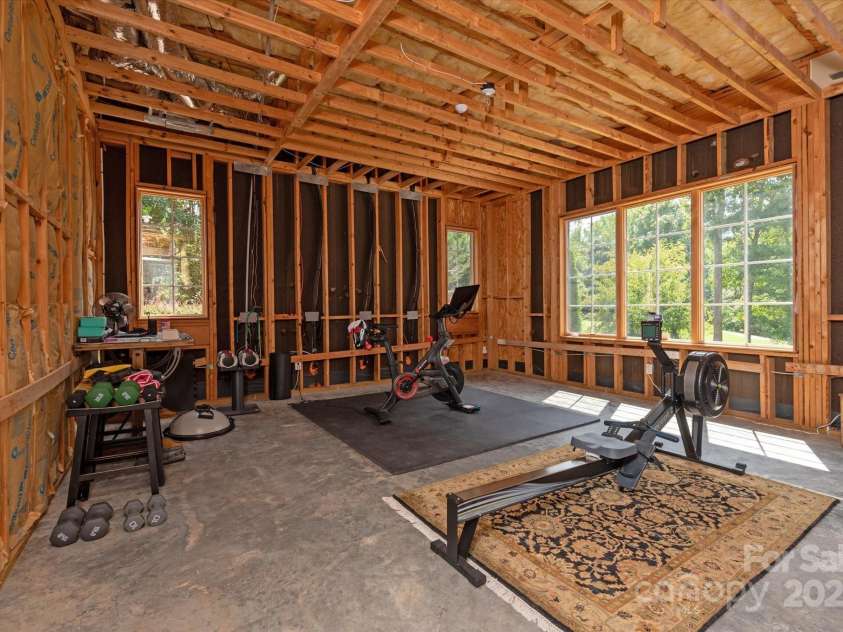 1100 Seminole Drive, Indian Land, SC 29707.  MLS# CAR4285132, YatesRealty ID 30711. Fitness room or huge flex room ready for drywall and flooring