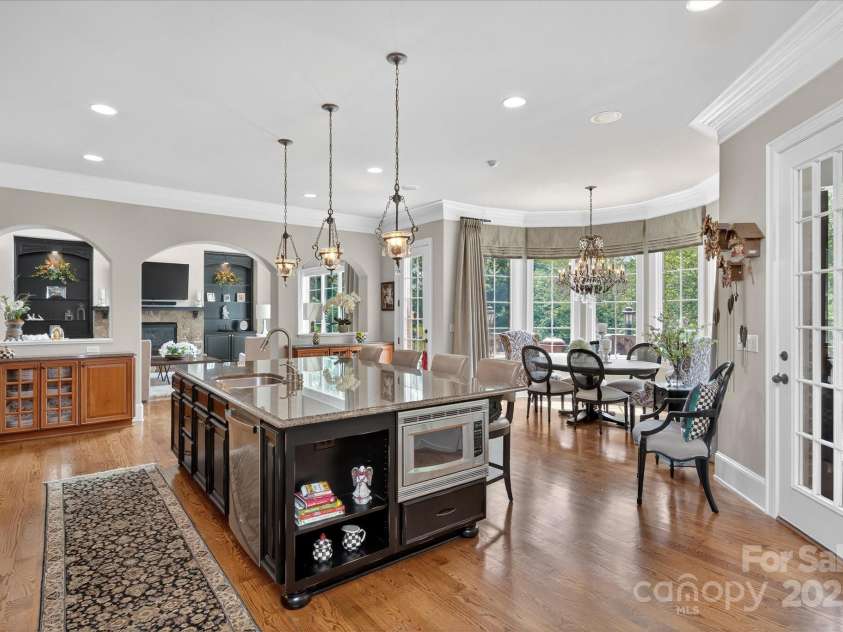 1100 Seminole Drive, Indian Land, SC 29707.  MLS# CAR4285132, YatesRealty ID 30711. Recessed lighting and 10ft ceilings in spacious kitchen