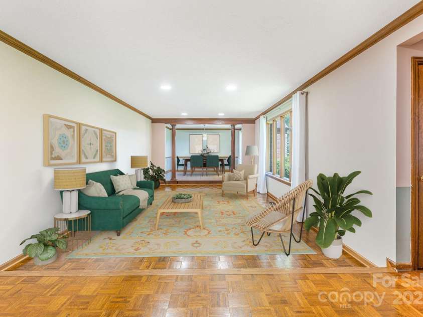 119 Yardley Court, Hendersonville, NC 28739.  MLS# CAR4285424, YatesRealty ID 30713. Virtually Staged - Living Room