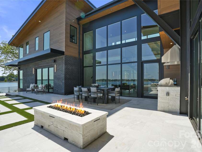 22554 John Gamble Road, Cornelius, NC 28031.  MLS# CAR4388658, YatesRealty ID 30713. Incredible Outdoor. Space & Architecture 