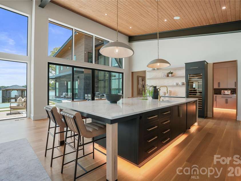 22554 John Gamble Road, Cornelius, NC 28031.  MLS# CAR4388658, YatesRealty ID 30713. Kitchen w/ Toe Kick Lighting