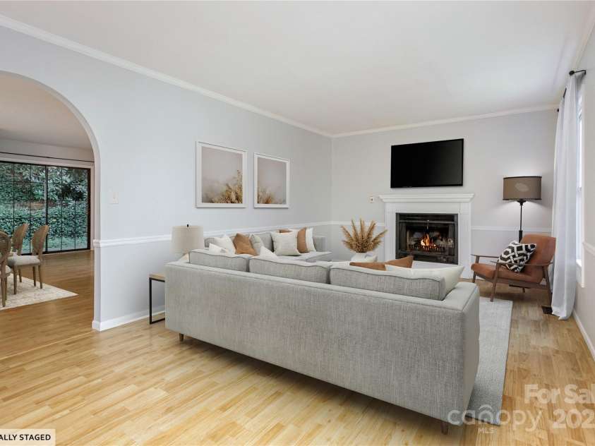 232 Stone Brook Drive, Hendersonville, NC 28791.  MLS# CAR4280883, YatesRealty ID 30718. Virtually staged