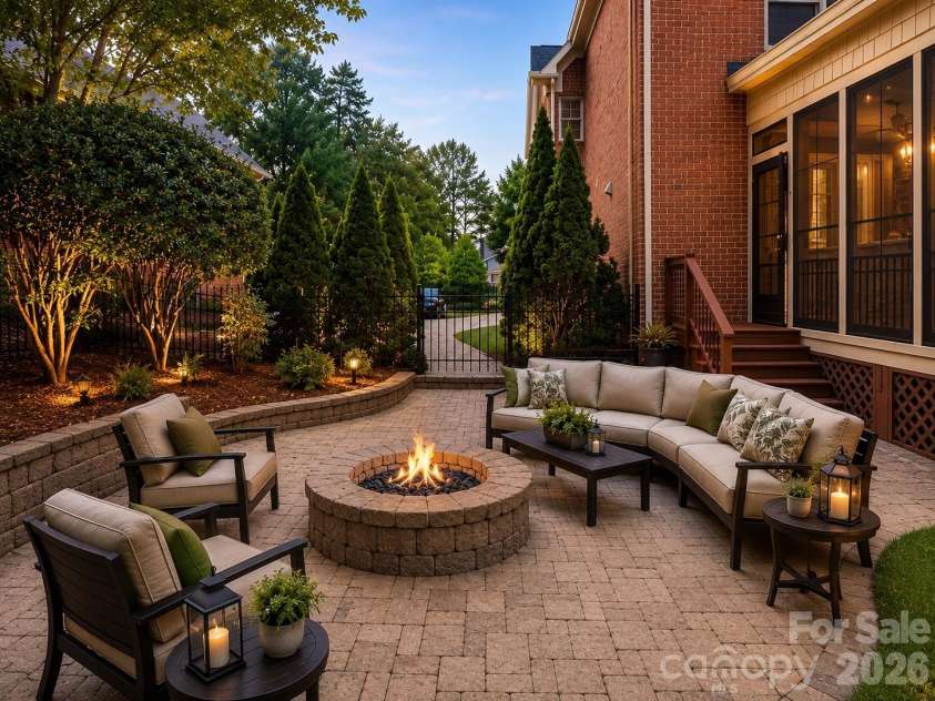 7010 Stanbury Drive, Matthews, NC 28104.  MLS# CAR4391261, YatesRealty ID 30719. Virtual staging