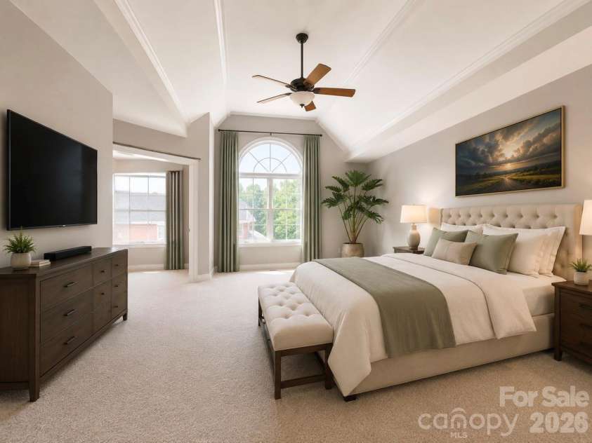 7010 Stanbury Drive, Matthews, NC 28104.  MLS# CAR4391261, YatesRealty ID 30719. Virtual staging