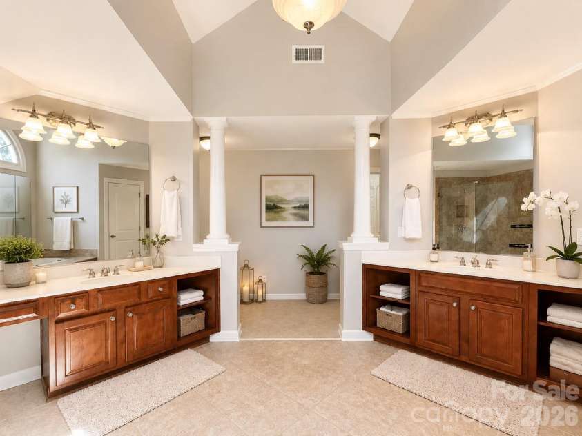 7010 Stanbury Drive, Matthews, NC 28104.  MLS# CAR4391261, YatesRealty ID 30719. Virtual staging