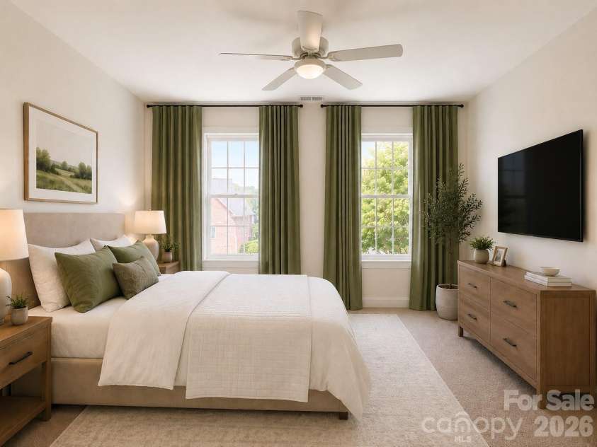 7010 Stanbury Drive, Matthews, NC 28104.  MLS# CAR4391261, YatesRealty ID 30719. Virtual staging