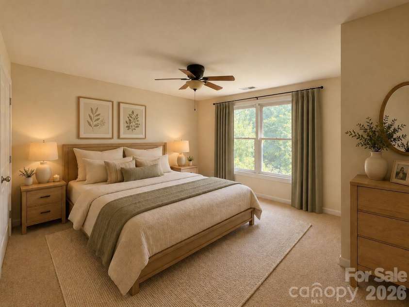 7010 Stanbury Drive, Matthews, NC 28104.  MLS# CAR4391261, YatesRealty ID 30719. Virtual staging