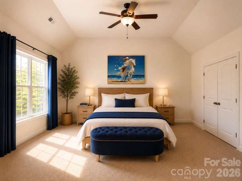 7010 Stanbury Drive, Matthews, NC 28104.  MLS# CAR4391261, YatesRealty ID 30719. Virtual staging