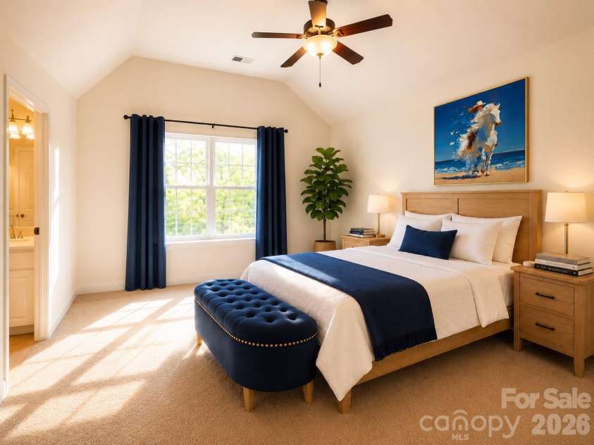 7010 Stanbury Drive, Matthews, NC 28104.  MLS# CAR4391261, YatesRealty ID 30719. Virtual staging