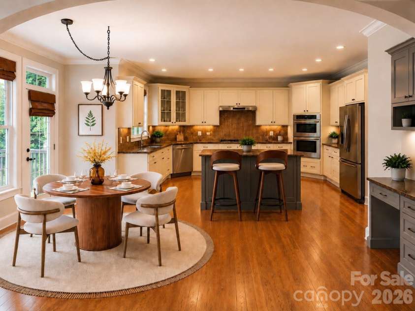 7010 Stanbury Drive, Matthews, NC 28104.  MLS# CAR4391261, YatesRealty ID 30719. Virtual staging
