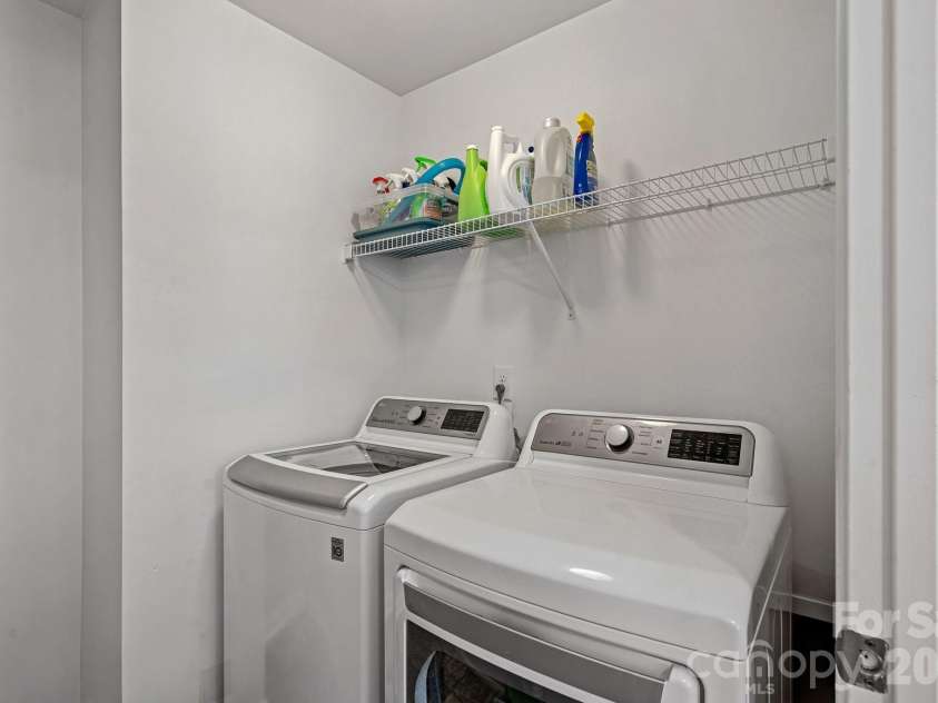 442 Almora Loop, Mooresville, NC 28115.  MLS# CAR4385982, YatesRealty ID 30720. Laundry room-upstairs