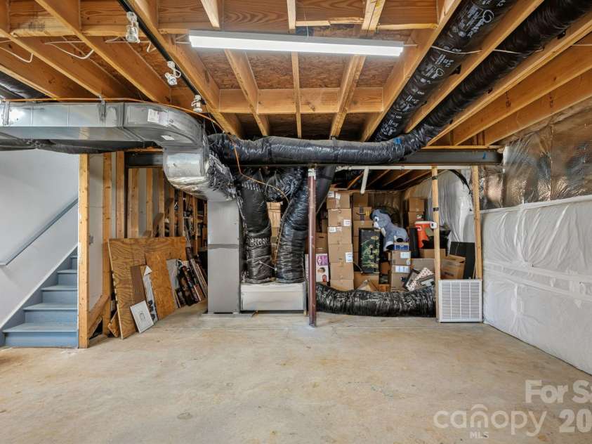 442 Almora Loop, Mooresville, NC 28115.  MLS# CAR4385982, YatesRealty ID 30720. Partially finished basement