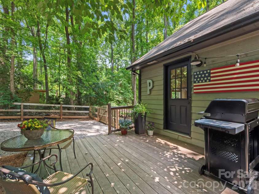 3814 Wonderland Drive, Matthews, NC 28104.  MLS# CAR4391845, YatesRealty ID 30724. Back deck