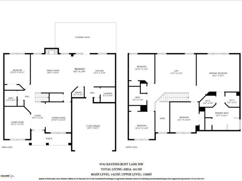 9792 Ravenscroft Lane, Concord, NC 28027.  MLS# CAR4288245, YatesRealty ID 30732. 