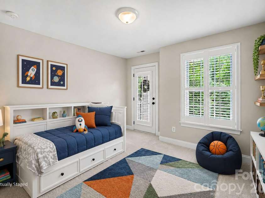 2848 Arrowwood Lane, Rock Hill, SC 29732.  MLS# CAR4386253, YatesRealty ID 30737. Bedroom #4 has direct access to the front balcony. VIRTUALLY STAGED