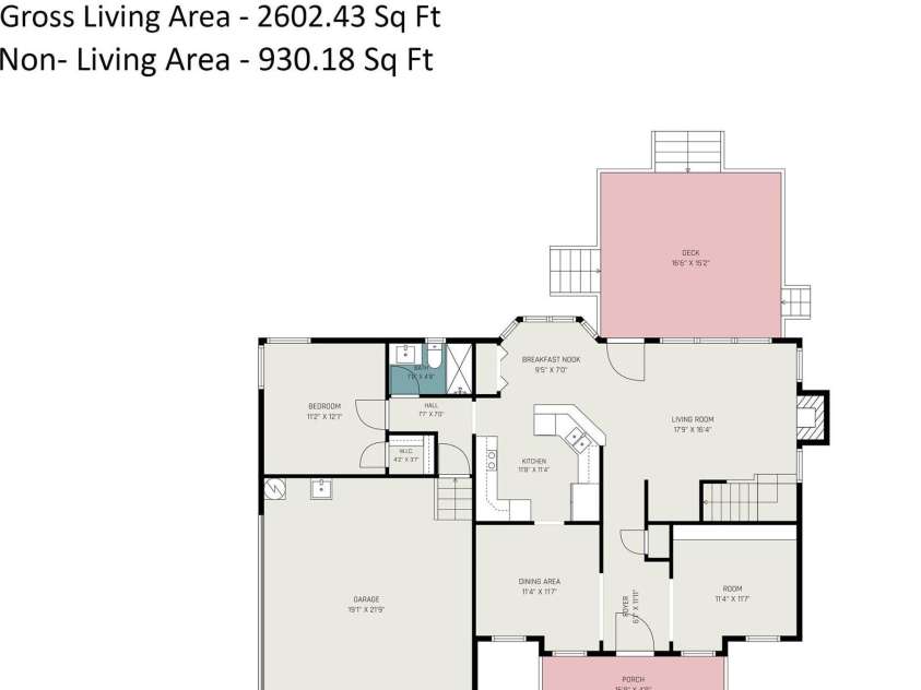 2848 Arrowwood Lane, Rock Hill, SC 29732.  MLS# CAR4386253, YatesRealty ID 30737. First Floor