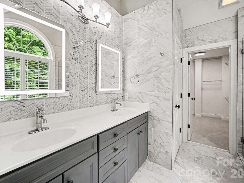2848 Arrowwood Lane, Rock Hill, SC 29732.  MLS# CAR4414290, YatesRealty ID 30737. Primary bathroom features a vanity with double sinks and updates throughout