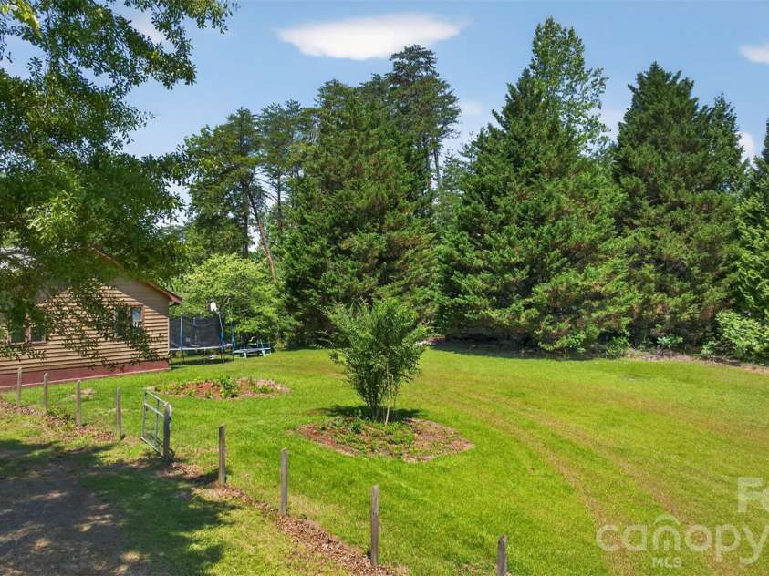 66 Misery Ridge None, Mill Spring, NC 28756.  MLS# CAR4386144, YatesRealty ID 30739. View of right side yard