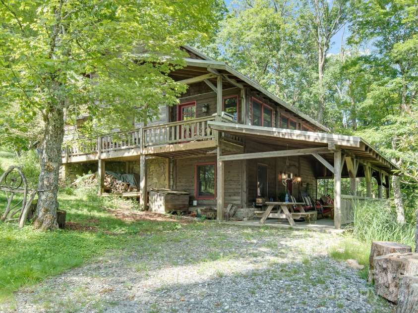 50 Mountain Top Lane, Mars Hill, NC 28754.  MLS# CAR4276175, YatesRealty ID 30742. Lower driveway.
