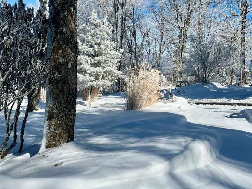 50 Mountain Top Lane, Mars Hill, NC 28754.  MLS# CAR4276175, YatesRealty ID 30742. Wintertime at 50 Mountain Top.