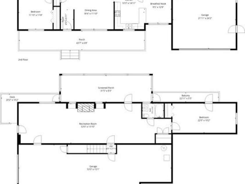 11 Robin Lane, Weaverville, NC 28787.  MLS# CAR4392260, YatesRealty ID 30744. Floor Plan - Space for Everyone