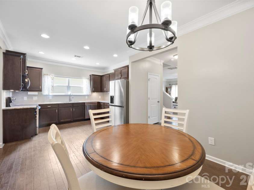 126 Kingston Drive, Locust, NC 28097.  MLS# CAR4393896, YatesRealty ID 30746. Dining