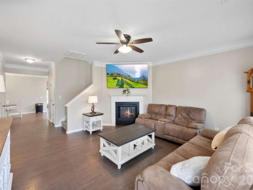 126 Kingston Drive, Locust, NC 28097.  MLS# CAR4393896, YatesRealty ID 30746. Living Room