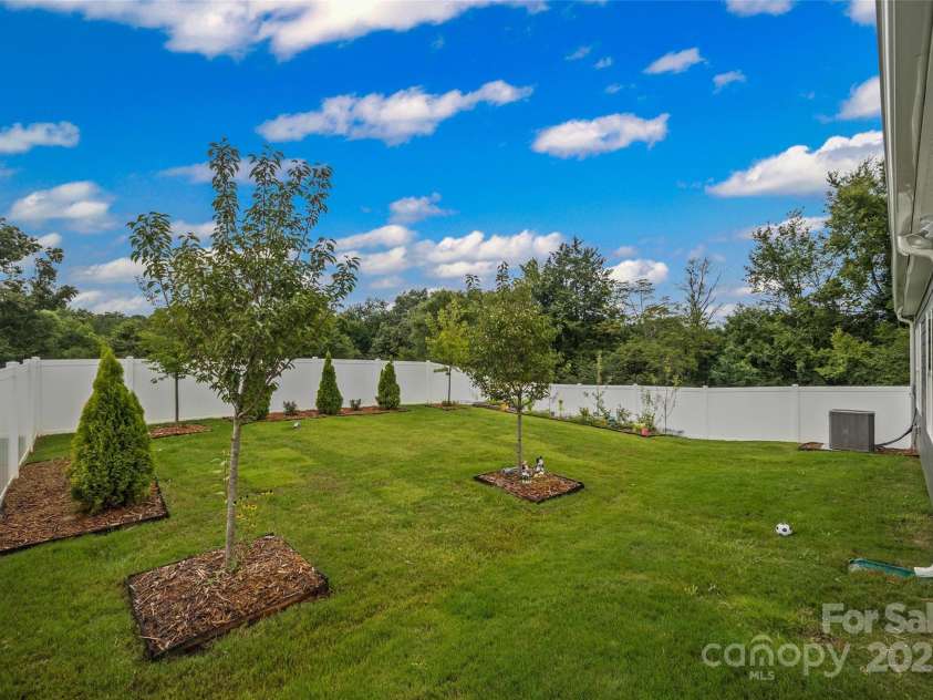 1235 Rutherford Street, York, SC 29745.  MLS# CAR4289846, YatesRealty ID 30760. Private fenced in Backyard