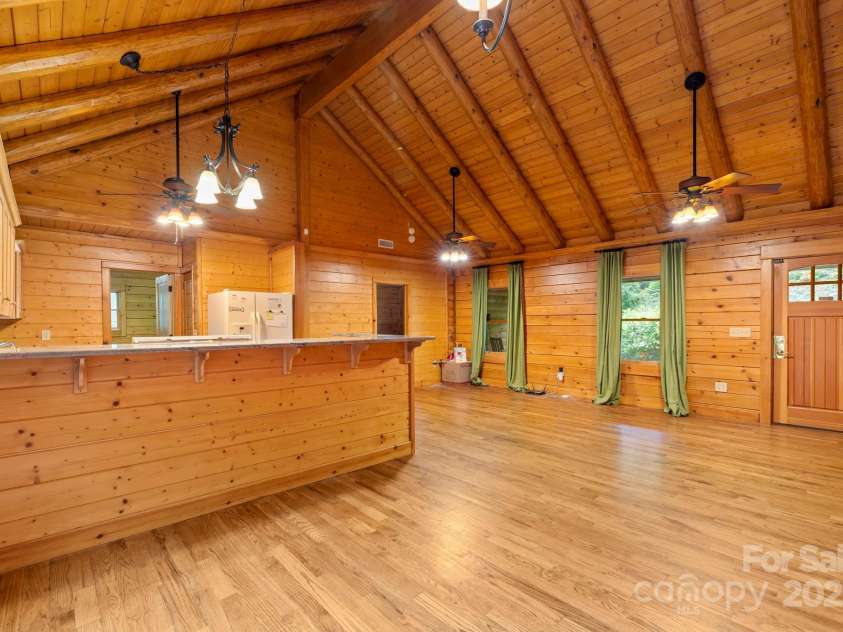 266 Rhododendron Drive, Saluda, NC 28773.  MLS# CAR4288597, YatesRealty ID 30762. Tongue & groove finishes