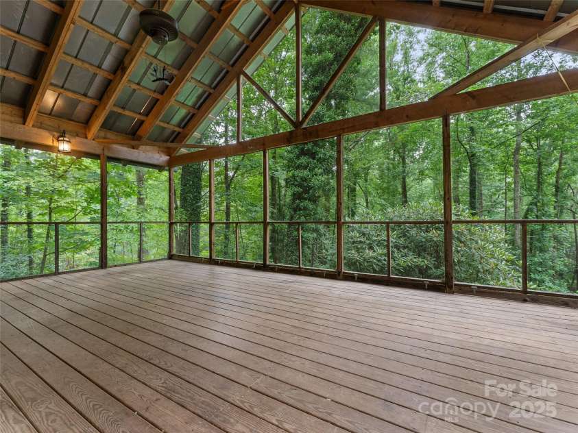 138 Stillwagon Lane, Cedar Mountain, NC 28718.  MLS# CAR4288259, YatesRealty ID 30766. Covered Front Porch