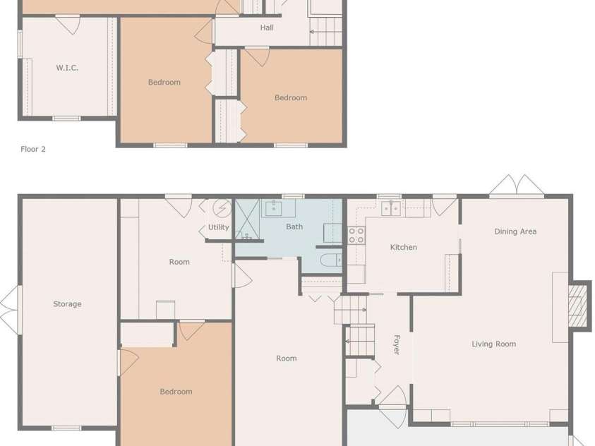 138 Stillwagon Lane, Cedar Mountain, NC 28718.  MLS# CAR4288259, YatesRealty ID 30766. Floor Plan