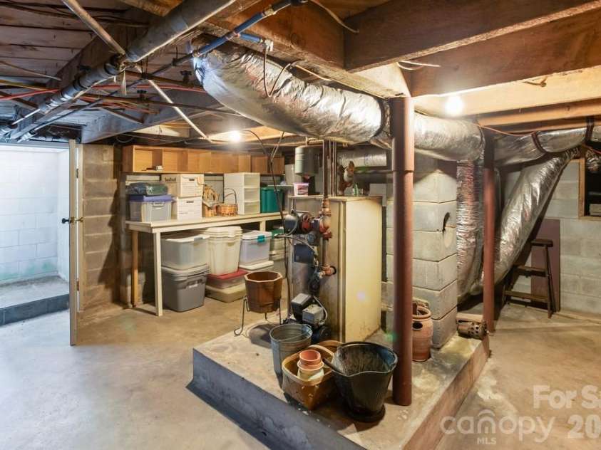 293 Dillardtown Road, Sylva, NC 28779.  MLS# CAR4392955, YatesRealty ID 30775. Clean and dry basement