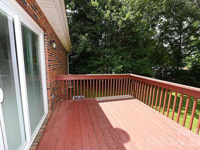 1035 24th Street, Newton, NC 28658.  MLS# CAR4391518, YatesRealty ID 30783. Back deck
