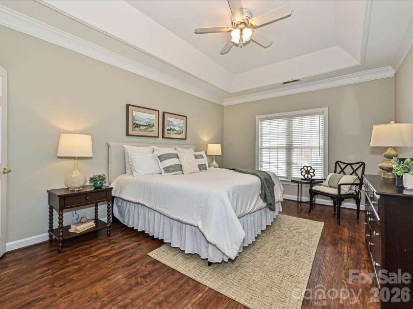 8629 Windsor Ridge Drive, Charlotte, NC 28277.  MLS# CAR4426001, YatesRealty ID 30789. Primary Bedroom
