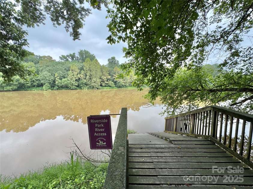 105 Riverside Drive, Cramerton, NC 28032.  MLS# CAR4290332, YatesRealty ID 30792. Kayak Launch