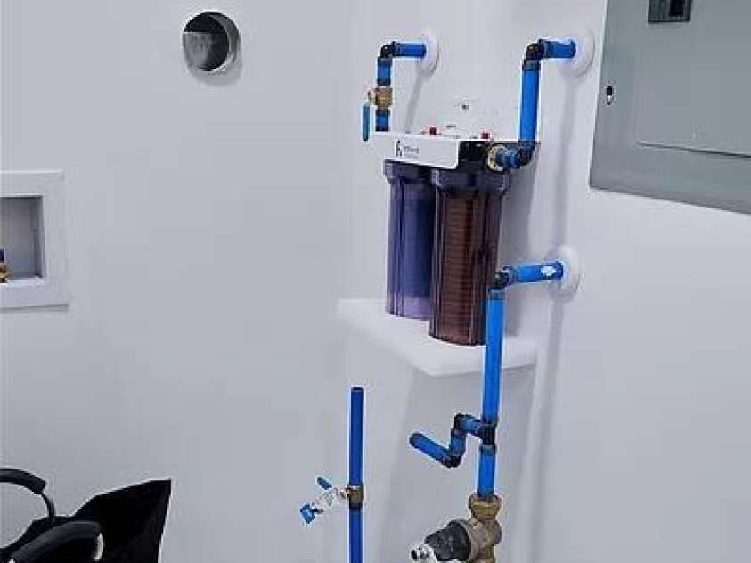 2524 Pickway Drive, Charlotte, NC 28269.  MLS# CAR4330657, YatesRealty ID 3080. Laundry Room with water softner