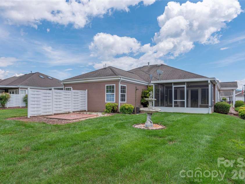 11 Heather Way, Candler, NC 28715.  MLS# CAR4381807, YatesRealty ID 30816. Backyard
