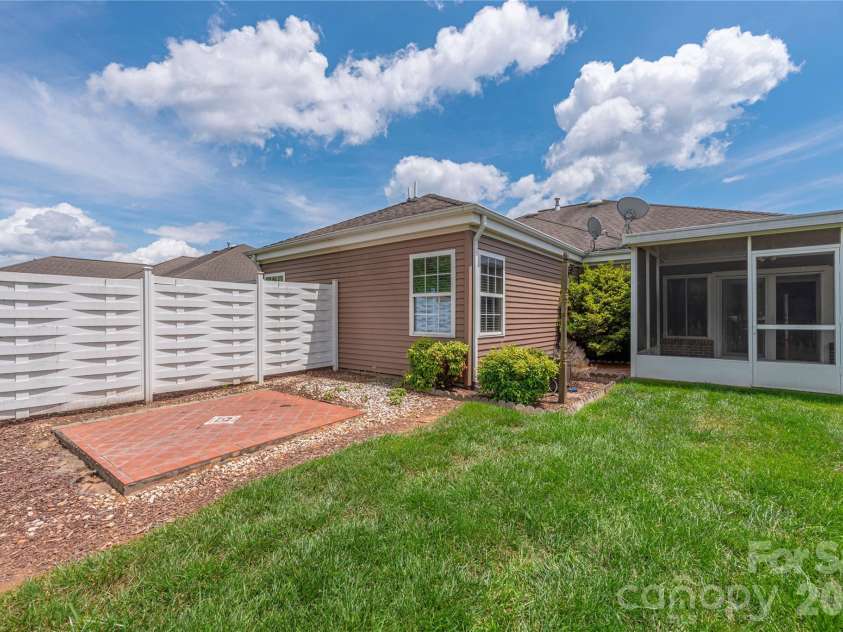 11 Heather Way, Candler, NC 28715.  MLS# CAR4381807, YatesRealty ID 30816. Backyard