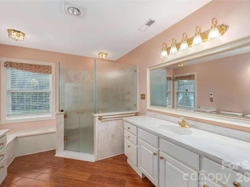 11 Heather Way, Candler, NC 28715.  MLS# CAR4381807, YatesRealty ID 30816. Primary bathroom with heated floors