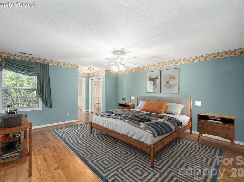 11 Heather Way, Candler, NC 28715.  MLS# CAR4381807, YatesRealty ID 30816. Virtually staged primary