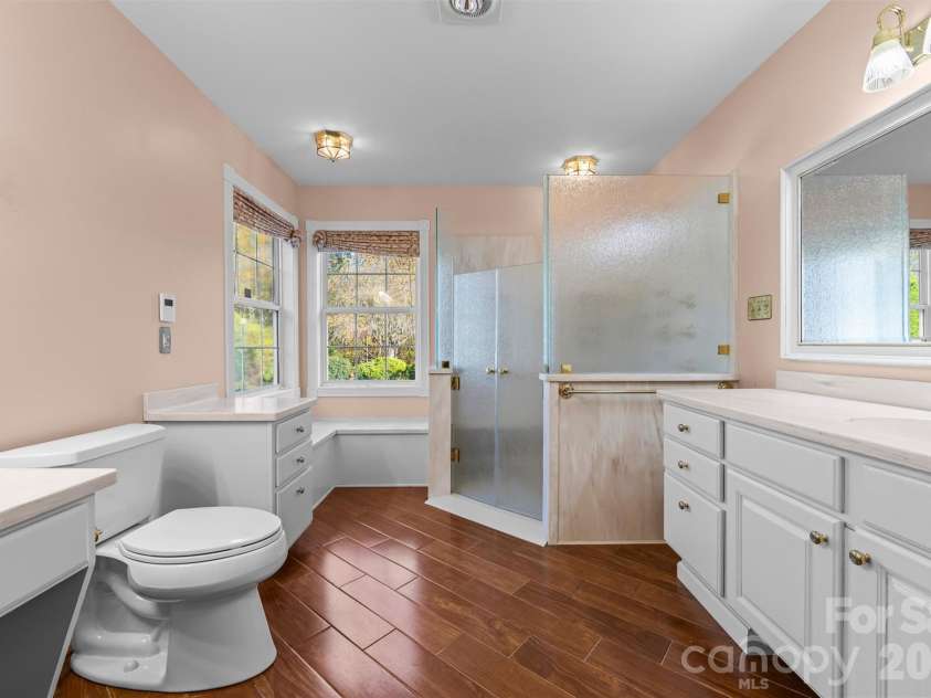 11 Heather Way, Candler, NC 28715.  MLS# CAR4435502, YatesRealty ID 30816. Primary Bathroom