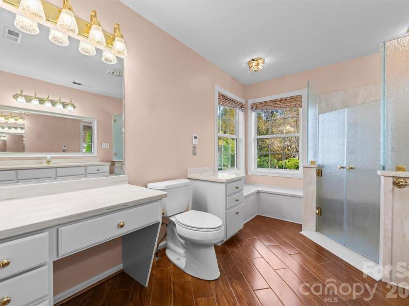 11 Heather Way, Candler, NC 28715.  MLS# CAR4435502, YatesRealty ID 30816. Primary Bathroom