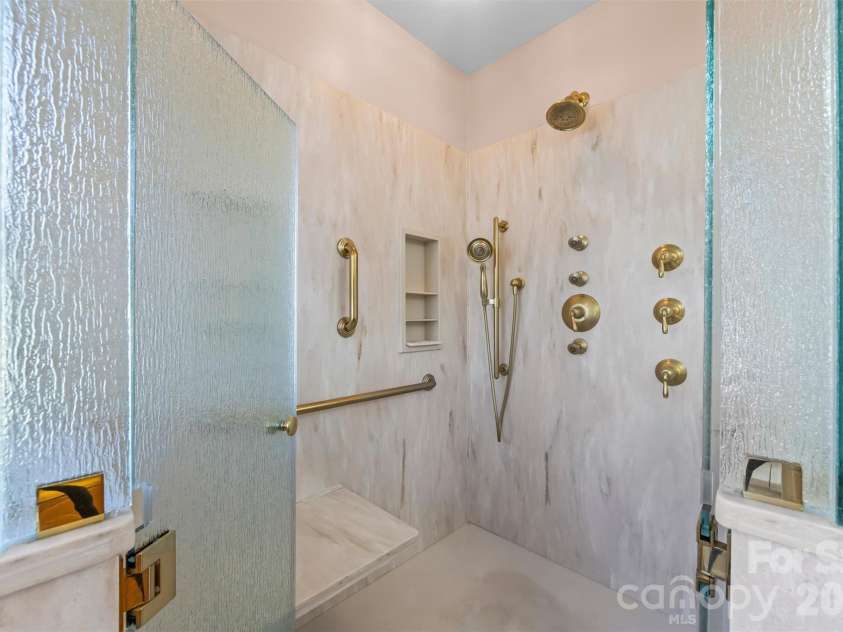 11 Heather Way, Candler, NC 28715.  MLS# CAR4435502, YatesRealty ID 30816. Primary Shower