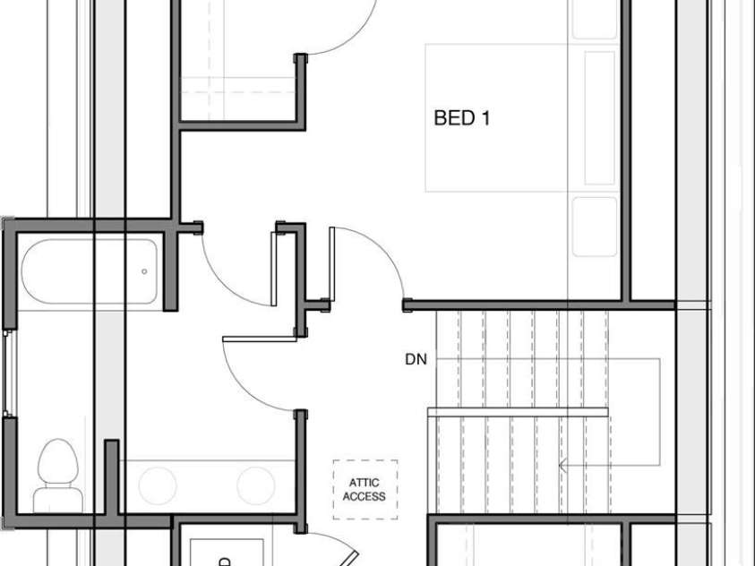 18 Richland Street, Asheville, NC 28806.  MLS# CAR4286914, YatesRealty ID 30819. 18 Richland Second Level Floor Plan